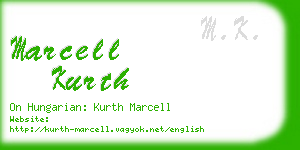 marcell kurth business card